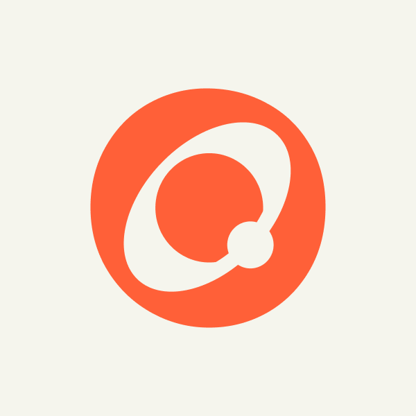 Avatar — Cream & Orange (Icon)